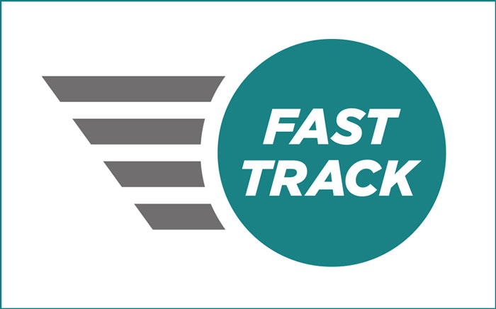 We're introducing a Fast Track service